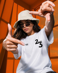 ICE Design boxy oversized t-shirt with PSALM 23