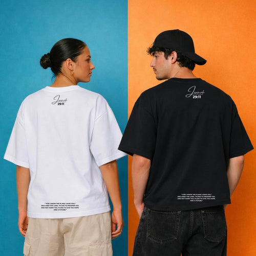ICE Design boxy oversized t-shirt with GOD HAS A PLAN